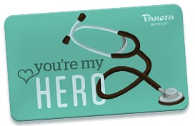 You're my hero. Doctors and Nurses Gift Card