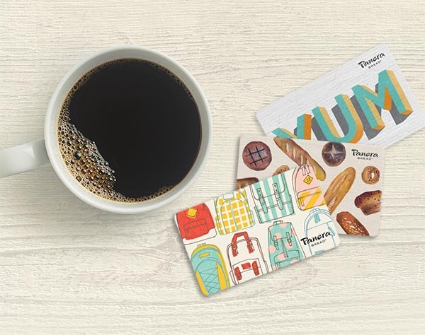 Panera Bread Gift Cards and Hot Coffee