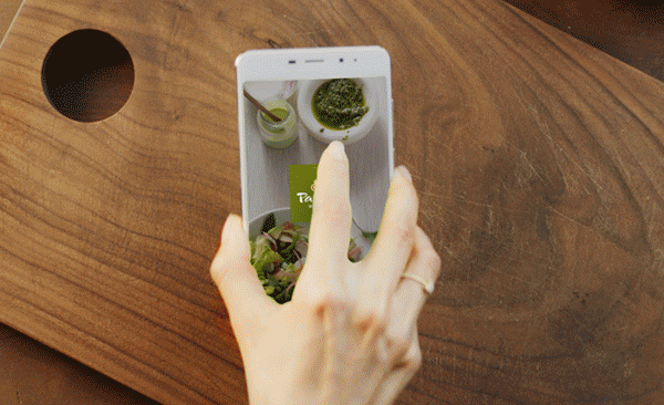 Tap. Tap. Yum. Avoid the line. Order online.