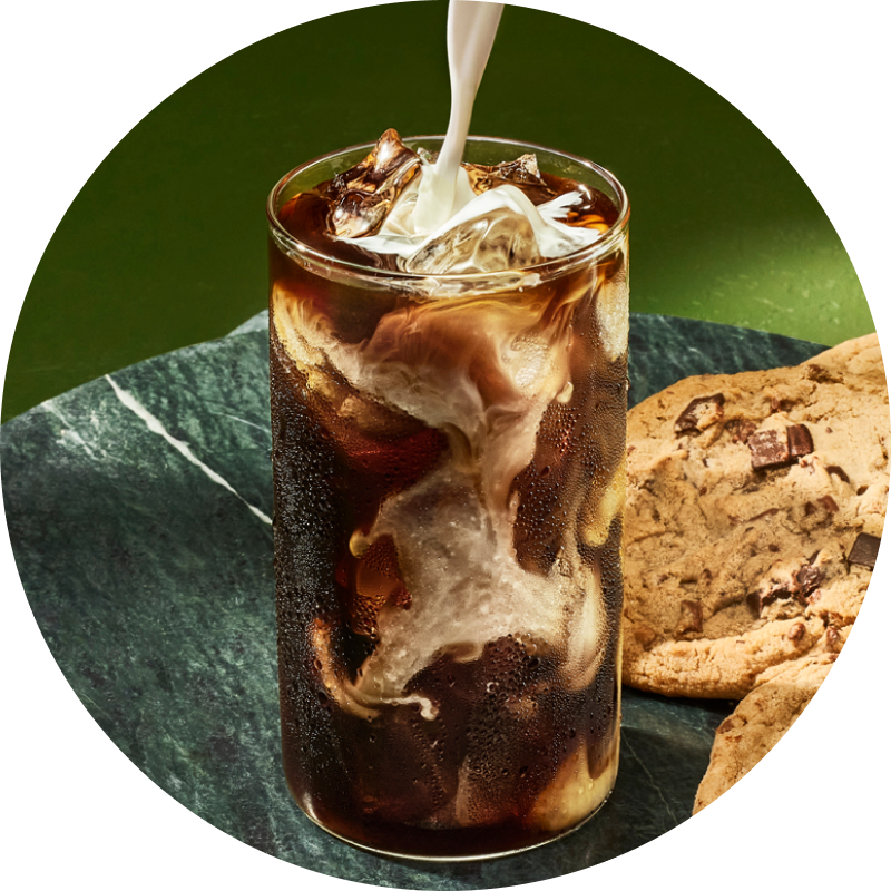 panera iced coffee calories