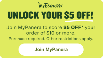 满$10立减$5Panera Bread 会员限时活动