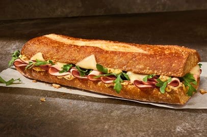 Sandwiches at store panera