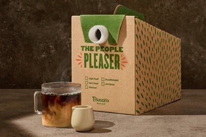 panera iced coffee calories